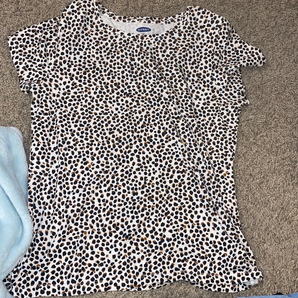 dotted print Old navy shirt
